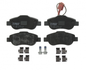 Купить GDB1746 TRW Тормозные колодки передние Добло 1.6 с датчиком износа